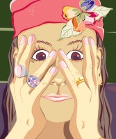 Self Portrait by Leslie Hanlon