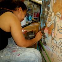 Cathey White working
